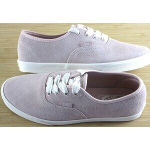 Vans Women's Authentic Lowpro Stitch Lace Sepia Rose Suede Shoes Size 7.5 NIB